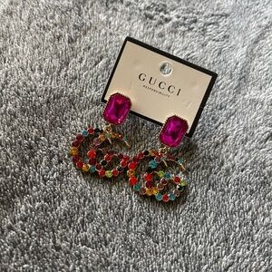 Multicolor Crystal Earrings